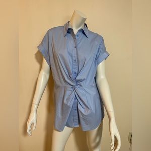 Lauren Ralph Lauren Cotton top/blouse/blue /L/nwt